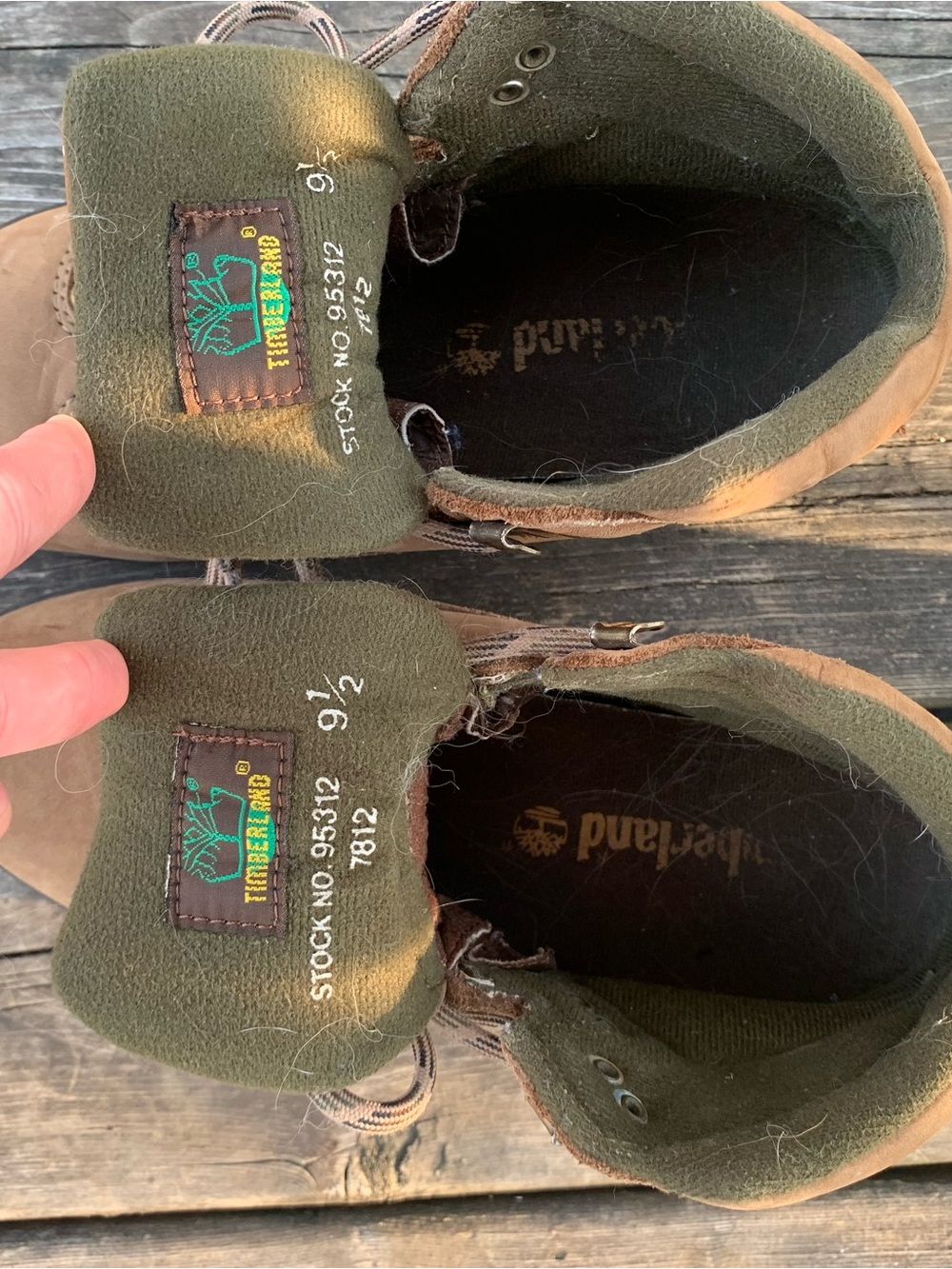 Timberland Men's Tan Suede Hiking Boots - Picture 6 of 6